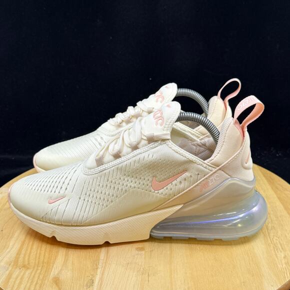 Nike Air Max 270 'Soft Pearl' Sail Ivory Pink IH5966-001 Women's Size 9 Shoes - Picture 7 of 10